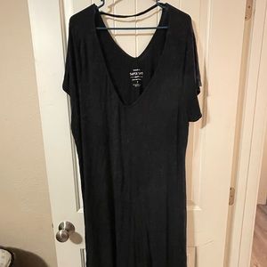 Super soft Torrid dress in black when burnout design that popular now.
